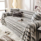 Extra Large Faux Fur Gradient Couch Cover Blanket: Plush, Fluffy, Warmth, Perfect Throw on the Sofa