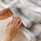 Extra Large Faux Fur Gradient Couch Cover Blanket: Plush, Fluffy, Warmth, Perfect Throw on the Sofa