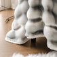 Extra Large Faux Fur Gradient Couch Cover Blanket: Plush, Fluffy, Warmth, Perfect Throw on the Sofa