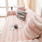 Extra Large Faux Fur Gradient Couch Cover Blanket: Plush, Fluffy, Warmth, Perfect Throw on the Sofa