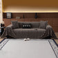 Jacquard Fleece Houndstooth Warm Cozy Couch Cover Blanket Decorative Throws for Sofas