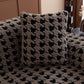 Jacquard Fleece Houndstooth Warm Cozy Couch Cover Blanket Decorative Throws for Sofas