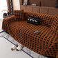 Jacquard Fleece Houndstooth Warm Cozy Couch Cover Blanket Decorative Throws for Sofas