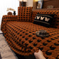 Jacquard Fleece Houndstooth Warm Cozy Couch Cover Blanket Decorative Throws for Sofas