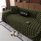 Jacquard Fleece Houndstooth Warm Cozy Couch Cover Blanket Decorative Throws for Sofas