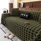 Jacquard Fleece Houndstooth Warm Cozy Couch Cover Blanket Decorative Throws for Sofas