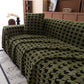 Jacquard Fleece Houndstooth Warm Cozy Couch Cover Blanket Decorative Throws for Sofas