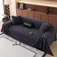 Jacquard Fleece Houndstooth Warm Cozy Couch Cover Blanket Decorative Throws for Sofas