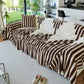 Warm Faux Fur Luxury Sofa Throw Blankets, Soft Cozy Thick Plush Shaggy Blankets for Couch Chair Bed