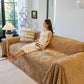 Thickened 3D Plush Premium Living Spaces Couch Covers Soft and Warm Couch Protector Blanket