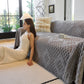 Thickened 3D Plush Premium Living Spaces Couch Covers Soft and Warm Couch Protector Blanket