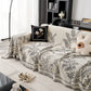 Modern Minimalist Chenille Willow Leaf Pattern Couch Cover Blanket, Luxurious Blankets for The Sofa