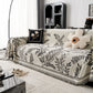 Modern Minimalist Chenille Willow Leaf Pattern Couch Cover Blanket, Luxurious Blankets for The Sofa