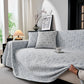 Houndstooth Non Slip Sofa Covers for Leather Sofas, Luxury Summer Extra Large Blanket to Cover Couch