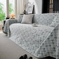 Houndstooth Non Slip Sofa Covers for Leather Sofas, Luxury Summer Extra Large Blanket to Cover Couch