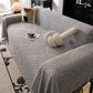 Winter Soft Plush Fleece Sofa Blanket Leaves Jacquard Couch Covers for Couches