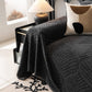 Winter Soft Plush Fleece Sofa Blanket Leaves Jacquard Couch Covers for Couches