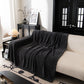 Winter Soft Plush Fleece Sofa Blanket Leaves Jacquard Couch Covers for Couches