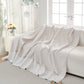 Cool Summer Blanket for Couches, Soft Comfy Lightweight Cooling Sofa Blankets Cover for All Seasons