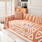 Chenille Geometric Sofa Cover Blanket, Sofa Towel Cover for Couches Living Room Furniture Throw Covers