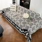 Chenille Houndstooth Sofa Cover, Throw Blankets for Couch, Cozy and Modern Couch Covers for Cats