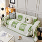 Reversible Ginkgo Leaf Furniture Slipcovers for Sofas Scratch Resistant Sectional Sofa Throw Covers