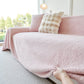 Thick Lamb Fleece Sofa Protector Cover Stylish Durable Slipcovers for Couches and Chairs