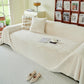 Faux Rabbit Fur Smooth Plush Comfy Couch Covers, Soft Thicked Durable Blankets and Throws for Sofas