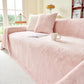 Faux Rabbit Fur Smooth Plush Comfy Couch Covers, Soft Thicked Durable Blankets and Throws for Sofas