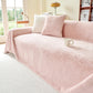 Faux Rabbit Fur Smooth Plush Comfy Couch Covers, Soft Thicked Durable Blankets and Throws for Sofas