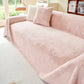 Faux Rabbit Fur Smooth Plush Comfy Couch Covers, Soft Thicked Durable Blankets and Throws for Sofas