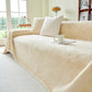 Faux Rabbit Fur Smooth Plush Comfy Couch Covers, Soft Thicked Durable Blankets and Throws for Sofas