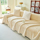 Faux Rabbit Fur Smooth Plush Comfy Couch Covers, Soft Thicked Durable Blankets and Throws for Sofas