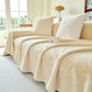 Faux Rabbit Fur Smooth Plush Comfy Couch Covers, Soft Thicked Durable Blankets and Throws for Sofas