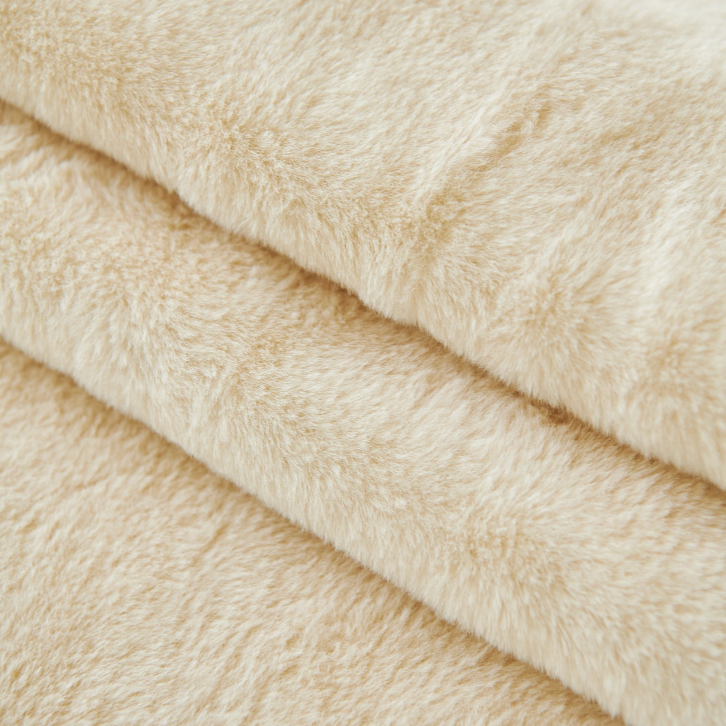 Faux Rabbit Fur Smooth Plush Comfy Couch Covers, Soft Thicked Durable Blankets and Throws for Sofas