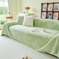 Faux Rabbit Fur Smooth Plush Comfy Couch Covers, Soft Thicked Durable Blankets and Throws for Sofas