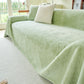 Faux Rabbit Fur Smooth Plush Comfy Couch Covers, Soft Thicked Durable Blankets and Throws for Sofas