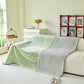 Faux Rabbit Fur Smooth Plush Comfy Couch Covers, Soft Thicked Durable Blankets and Throws for Sofas