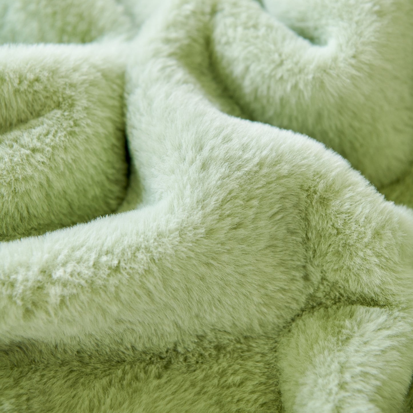 Faux Rabbit Fur Smooth Plush Comfy Couch Covers, Soft Thicked Durable Blankets and Throws for Sofas