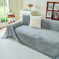 Faux Rabbit Fur Smooth Plush Comfy Couch Covers, Soft Thicked Durable Blankets and Throws for Sofas