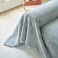 Faux Rabbit Fur Smooth Plush Comfy Couch Covers, Soft Thicked Durable Blankets and Throws for Sofas