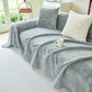 Faux Rabbit Fur Smooth Plush Comfy Couch Covers, Soft Thicked Durable Blankets and Throws for Sofas