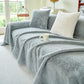 Faux Rabbit Fur Smooth Plush Comfy Couch Covers, Soft Thicked Durable Blankets and Throws for Sofas