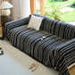 Vintage-Inspired Striped Blankets for Couch Covers Luxury Couch Throw Cover with Timeless Elegance