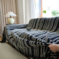 Vintage-Inspired Striped Blankets for Couch Covers Luxury Couch Throw Cover with Timeless Elegance