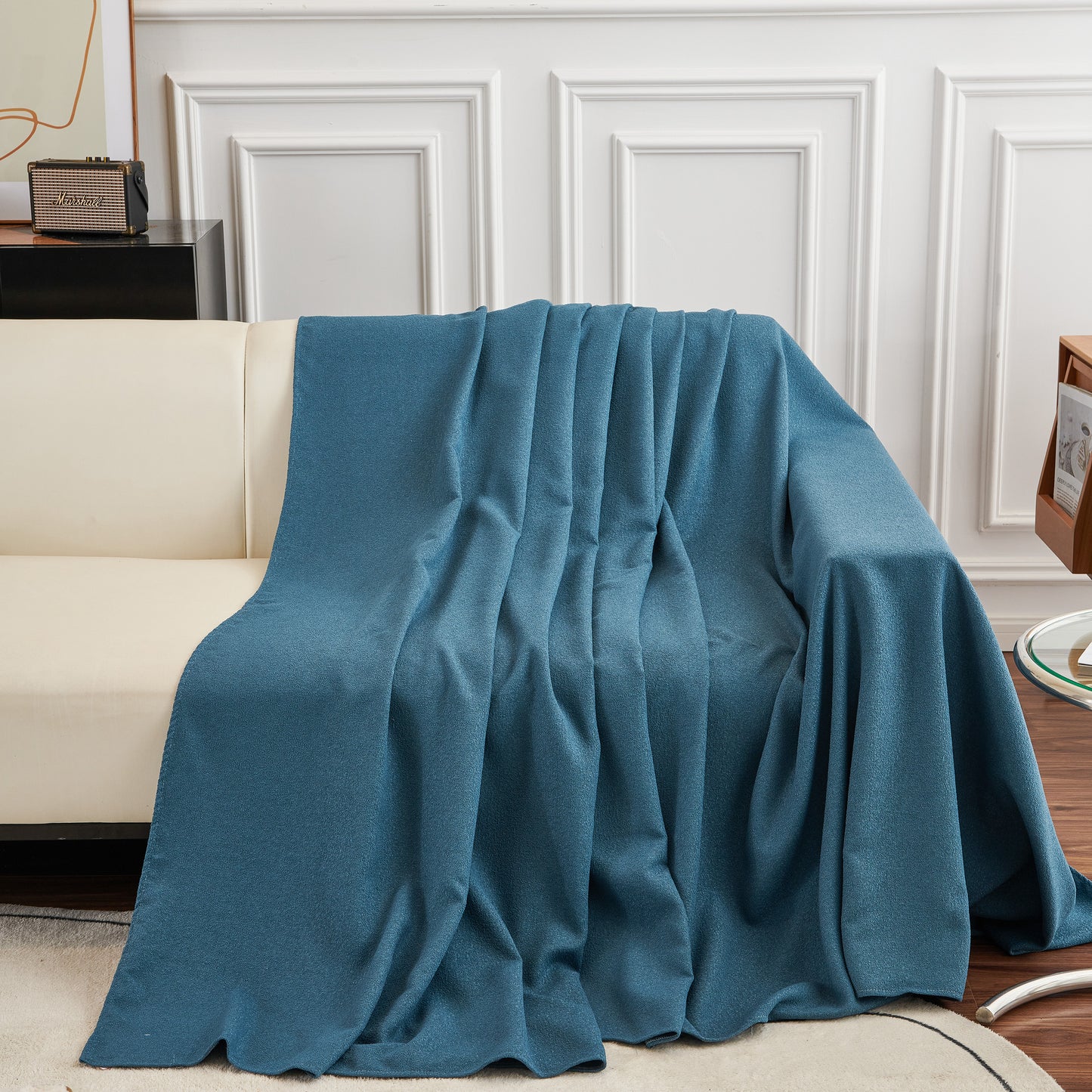 Teddy Sofa Cover Blanket, Waterproof, Dustproof Cover, Cozy Throw Blanket and Stylish Slipcover for Couch