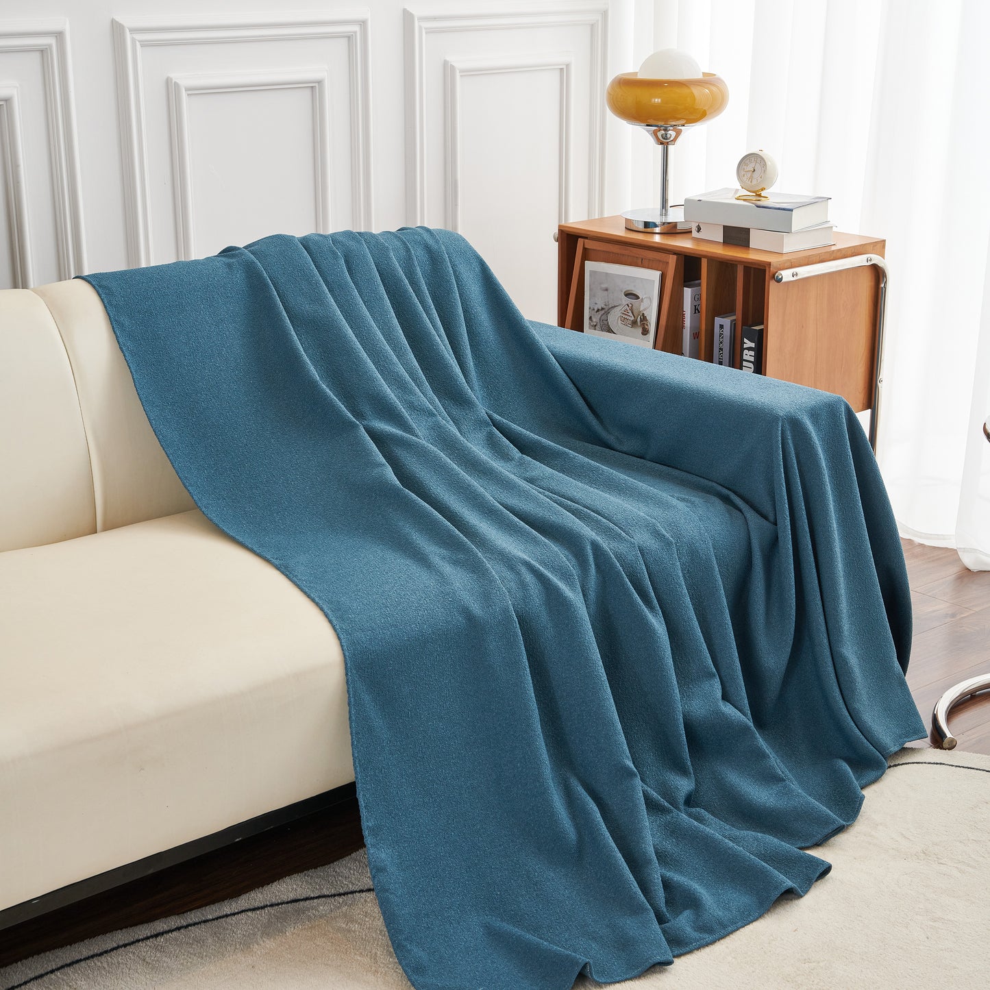 Teddy Sofa Cover Blanket, Waterproof, Dustproof Cover, Cozy Throw Blanket and Stylish Slipcover for Couch