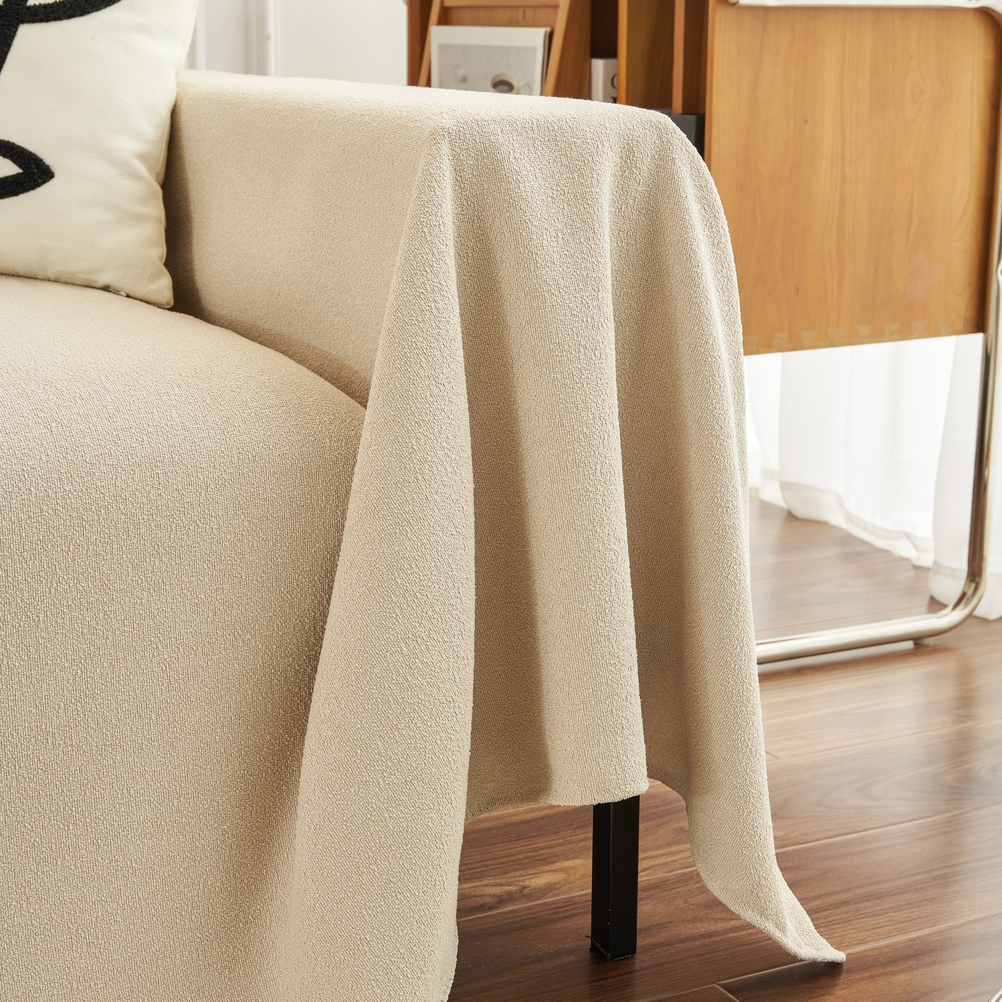 Teddy Sofa Cover Blanket, Waterproof, Dustproof Cover, Cozy Throw Blanket and Stylish Slipcover for Couch