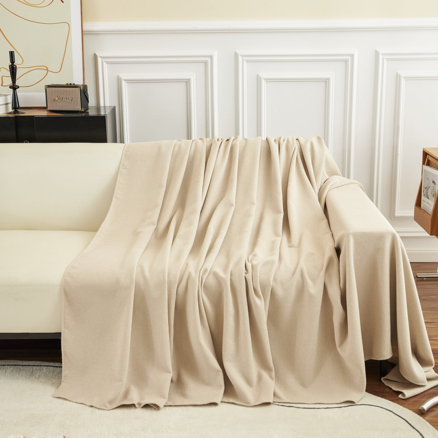 Teddy Sofa Cover Blanket, Waterproof, Dustproof Cover, Cozy Throw Blanket and Stylish Slipcover for Couch