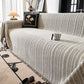 Herringbone Chenille Couch Cover Blanket Soft Durable Throw Sofa Protector with Tassel